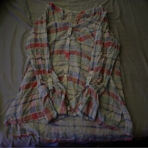 Foxcroft Multicolor Plaid Button Down Shirt